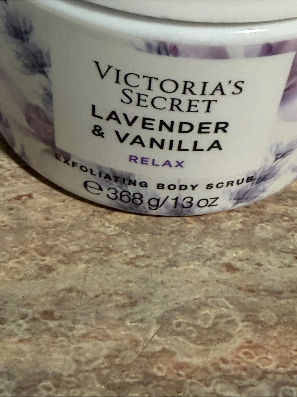 Victoria's Secret Lavender & Vanilla Cream Body Wash and Body Scrub with Walnut